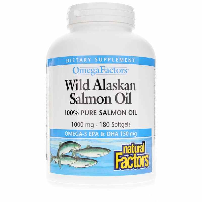 Wild Alaskan Salmon Oil 1000 Mg Natural Factors